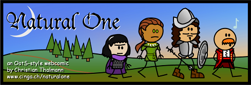 Natural One -- a webcomic by Christian Thalmann in the style of "The Order of the Stick" by Richard Burlew